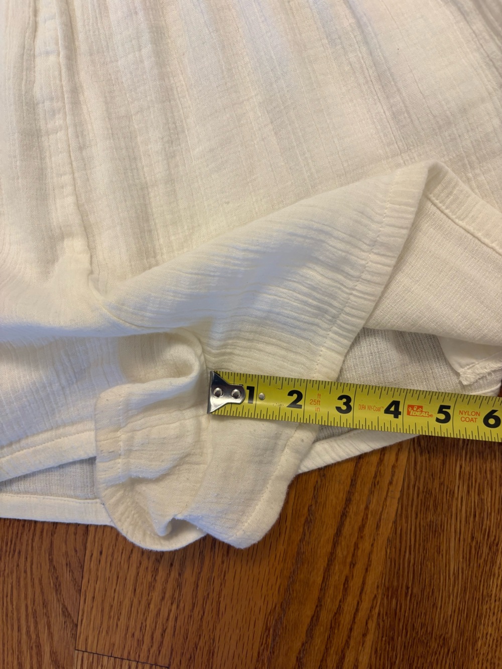 Aerie White 100% Cotton Gauze Romper Puff Sleeve Cottagecore Beach Size Small - Picture 10 of 10